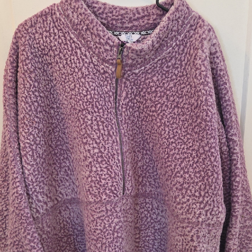 Time and Tru Lavender Cowl Neck Sweater